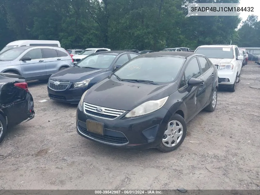 3FADP4BJ1CM184432 2012 Ford Fiesta Se