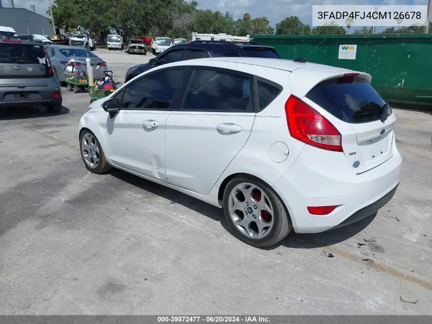 3FADP4FJ4CM126678 2012 Ford Fiesta Ses