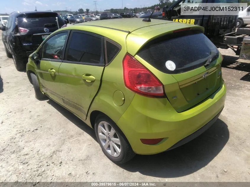 3FADP4EJ0CM152311 2012 Ford Fiesta Se