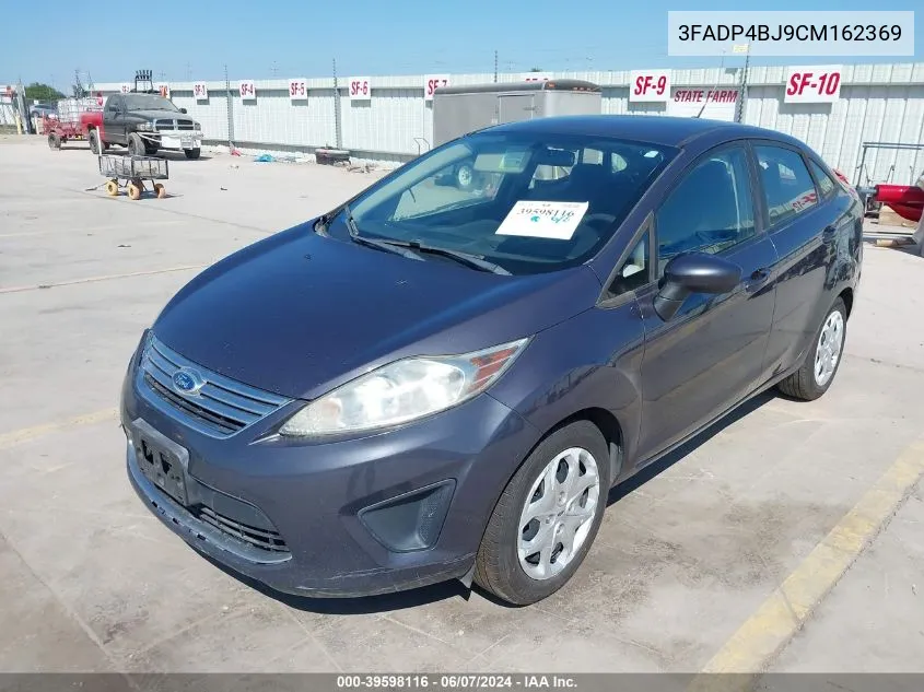 2012 Ford Fiesta Se VIN: 3FADP4BJ9CM162369 Lot: 39598116