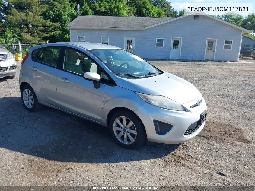 2012 Ford Fiesta Se VIN: 3FADP4EJ5CM117831 Lot: 39601655