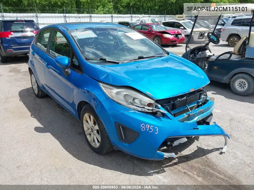 3FADP4EJ2CM115101 2012 Ford Fiesta Se