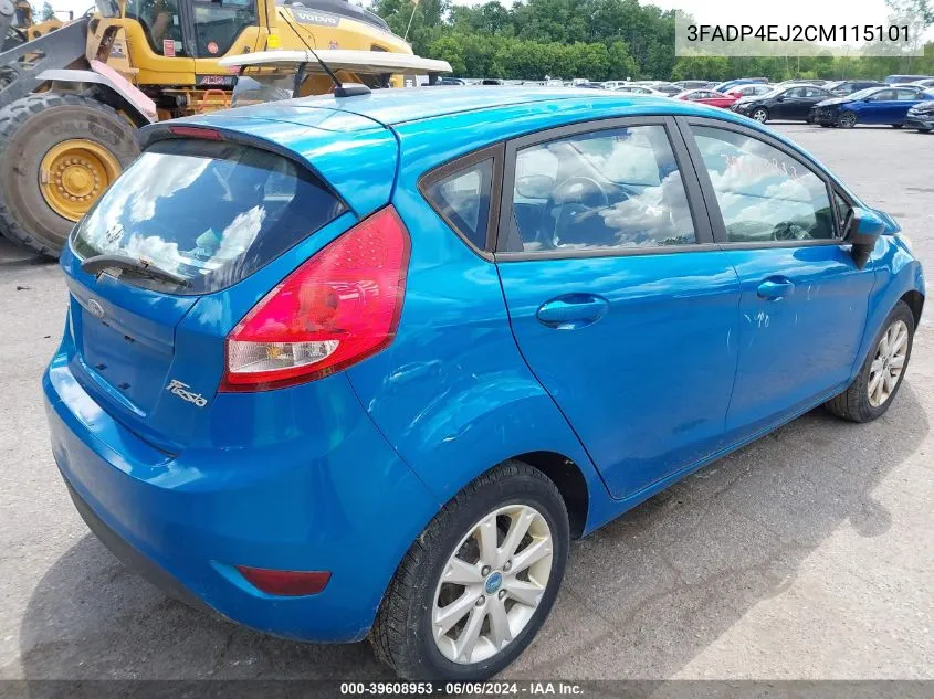 3FADP4EJ2CM115101 2012 Ford Fiesta Se