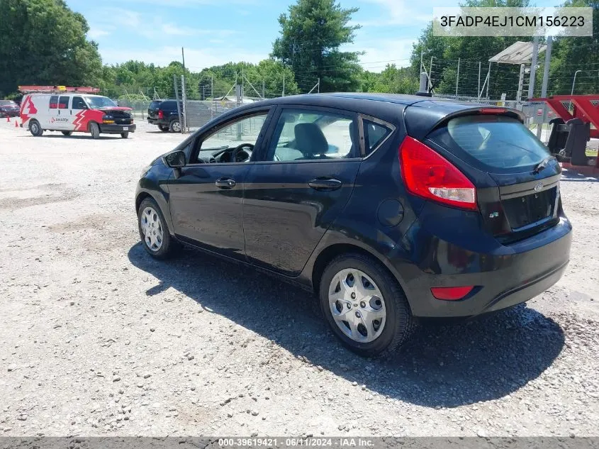 2012 Ford Fiesta Se VIN: 3FADP4EJ1CM156223 Lot: 39619421