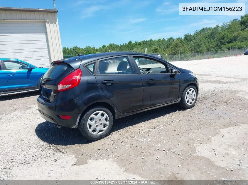 2012 Ford Fiesta Se VIN: 3FADP4EJ1CM156223 Lot: 39619421