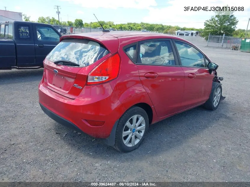 3FADP4EJ3CM115088 2012 Ford Fiesta Se