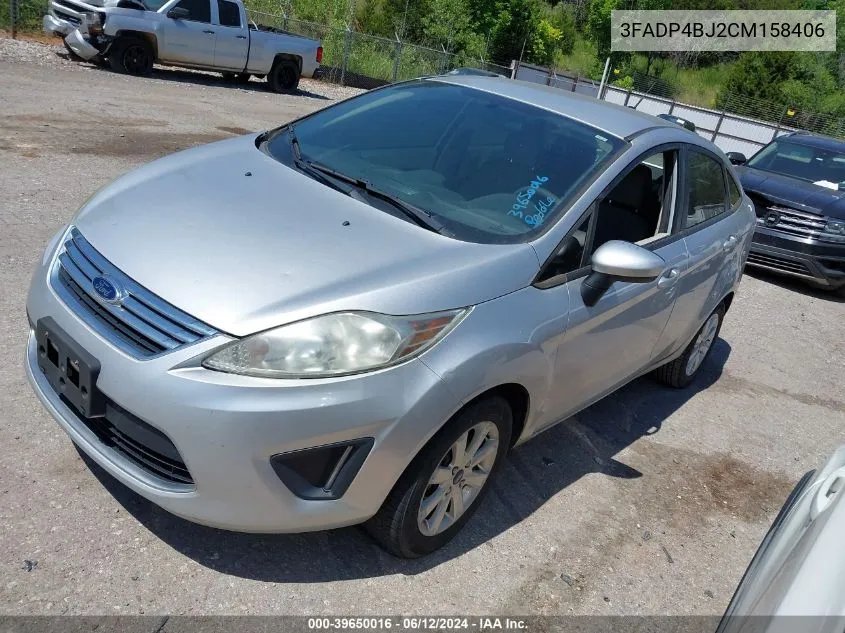 2012 Ford Fiesta Se VIN: 3FADP4BJ2CM158406 Lot: 39650016