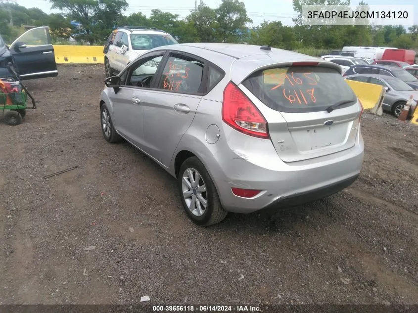 2012 Ford Fiesta Se VIN: 3FADP4EJ2CM134120 Lot: 39656118