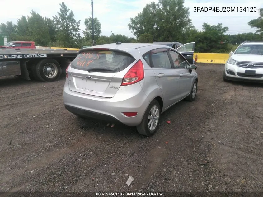 2012 Ford Fiesta Se VIN: 3FADP4EJ2CM134120 Lot: 39656118