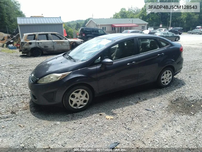 2012 Ford Fiesta Se VIN: 3FADP4BJ5CM128543 Lot: 39670801