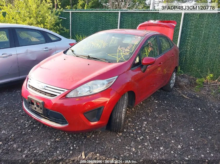 3FADP4BJ3CM120778 2012 Ford Fiesta Se