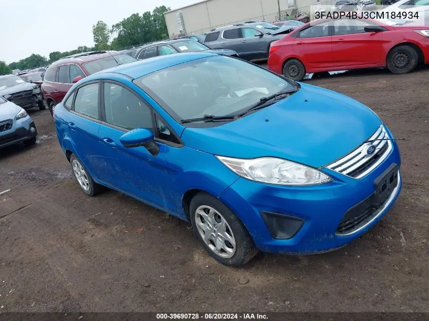 3FADP4BJ3CM184934 2012 Ford Fiesta Se