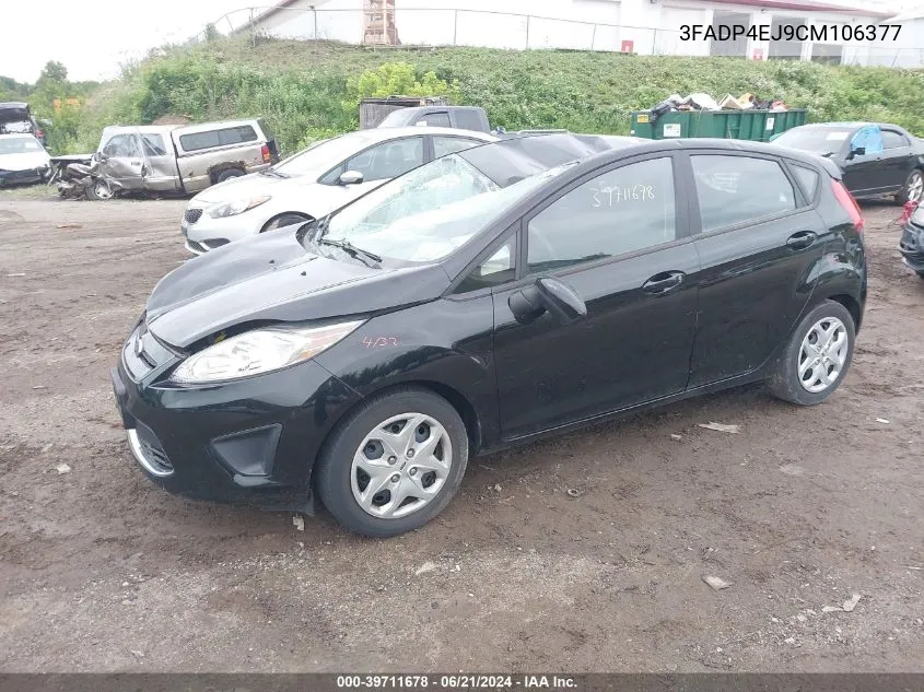 2012 Ford Fiesta Se VIN: 3FADP4EJ9CM106377 Lot: 39711678