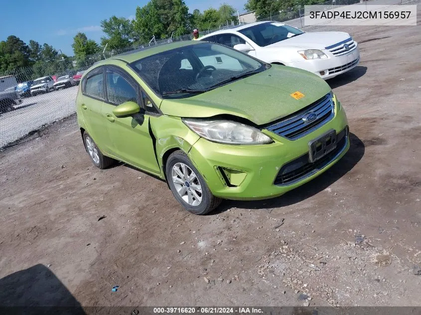 2012 Ford Fiesta Se VIN: 3FADP4EJ2CM156957 Lot: 39716620