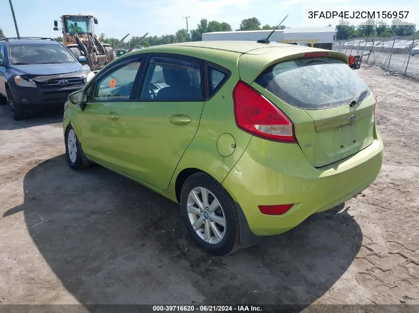 2012 Ford Fiesta Se VIN: 3FADP4EJ2CM156957 Lot: 39716620