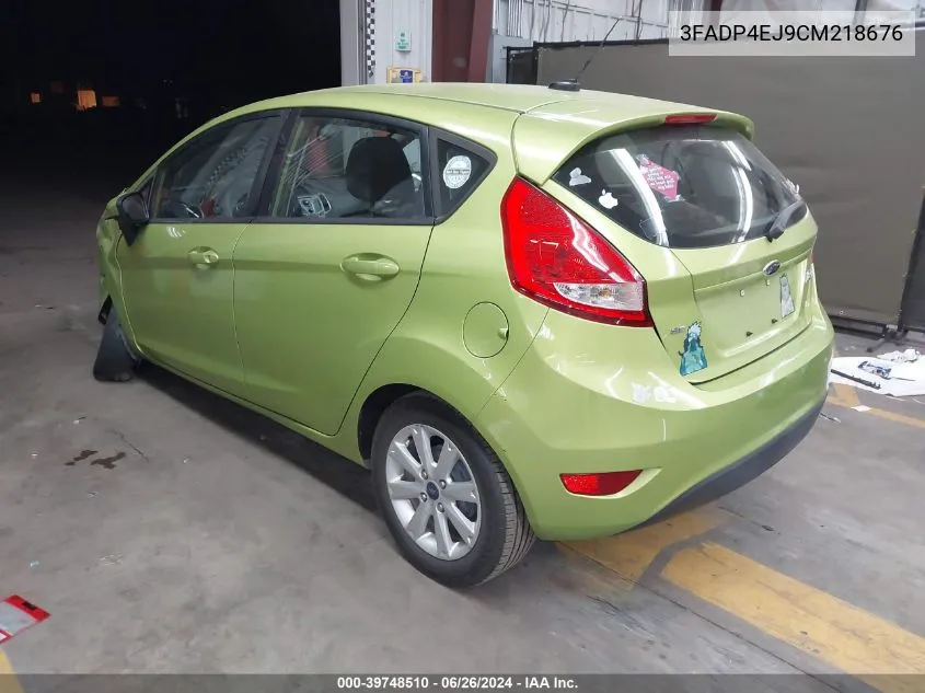 2012 Ford Fiesta Se VIN: 3FADP4EJ9CM218676 Lot: 39748510