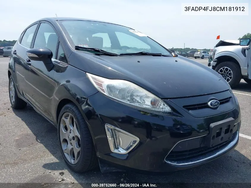 3FADP4FJ8CM181912 2012 Ford Fiesta Ses