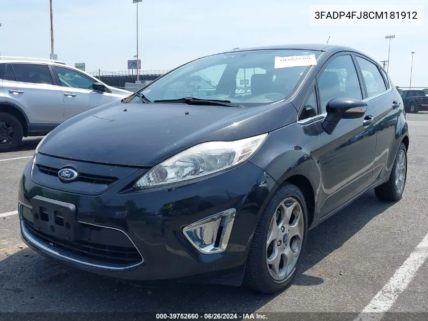 3FADP4FJ8CM181912 2012 Ford Fiesta Ses