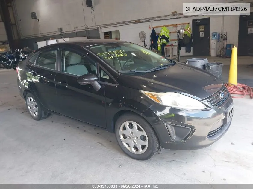 3FADP4AJ7CM184226 2012 Ford Fiesta S