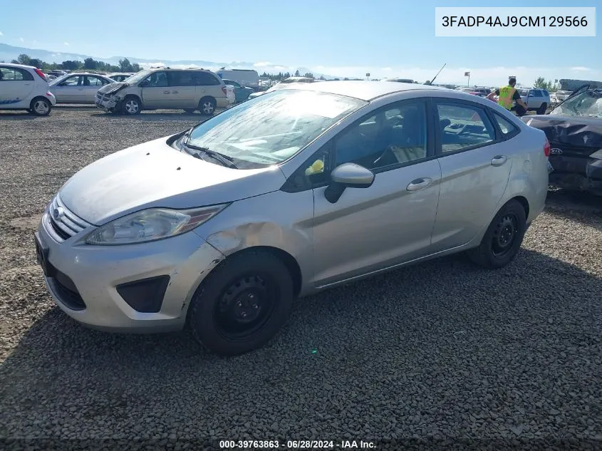 2012 Ford Fiesta S VIN: 3FADP4AJ9CM129566 Lot: 39763863