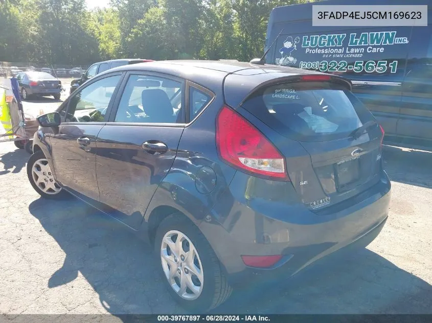 2012 Ford Fiesta Se VIN: 3FADP4EJ5CM169623 Lot: 39767897