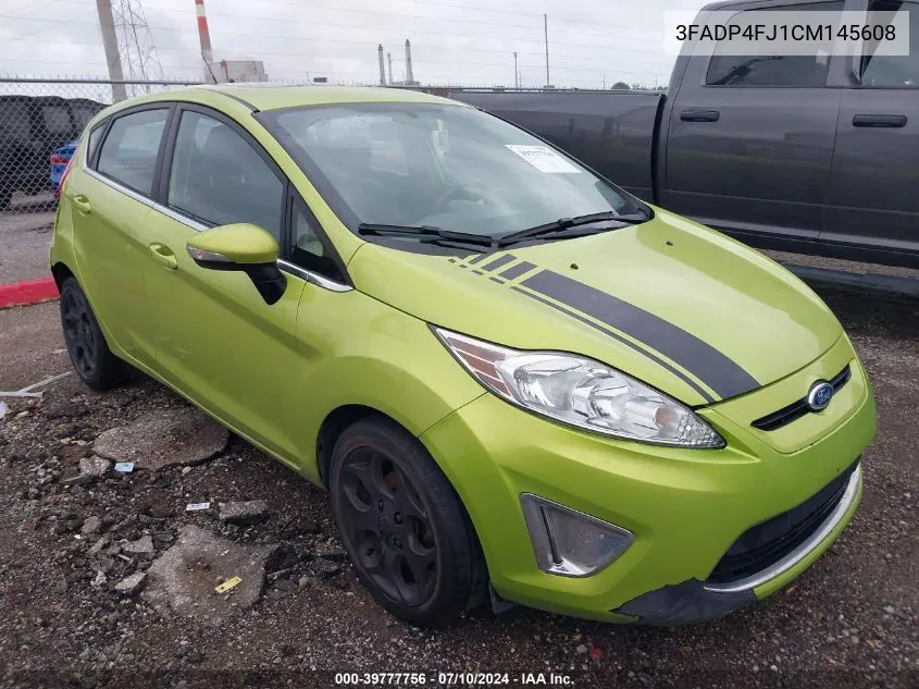 2012 Ford Fiesta Ses VIN: 3FADP4FJ1CM145608 Lot: 39777756