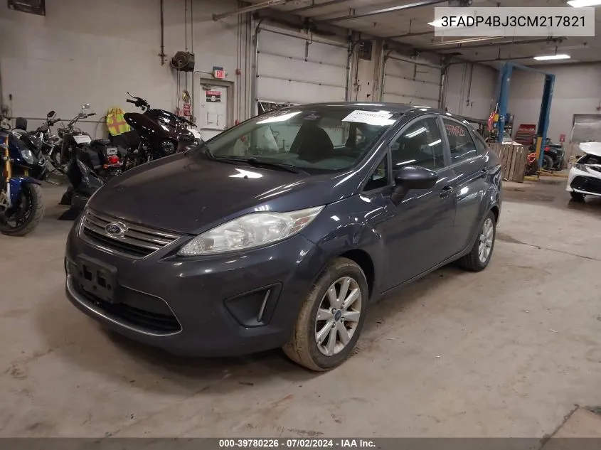 3FADP4BJ3CM217821 2012 Ford Fiesta Se