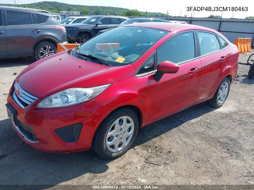 2012 Ford Fiesta Se VIN: 3FADP4BJ3CM180463 Lot: 39808874