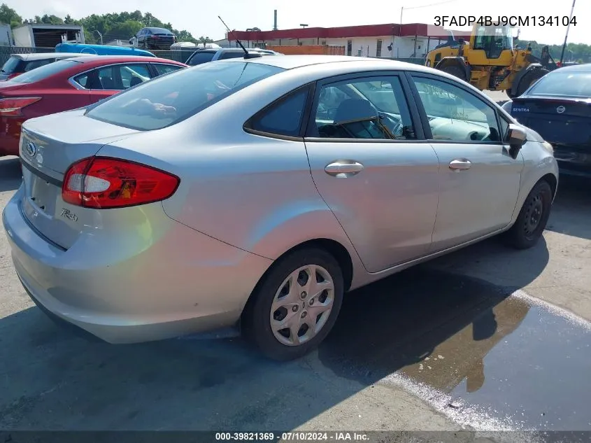 2012 Ford Fiesta Se VIN: 3FADP4BJ9CM134104 Lot: 39821369