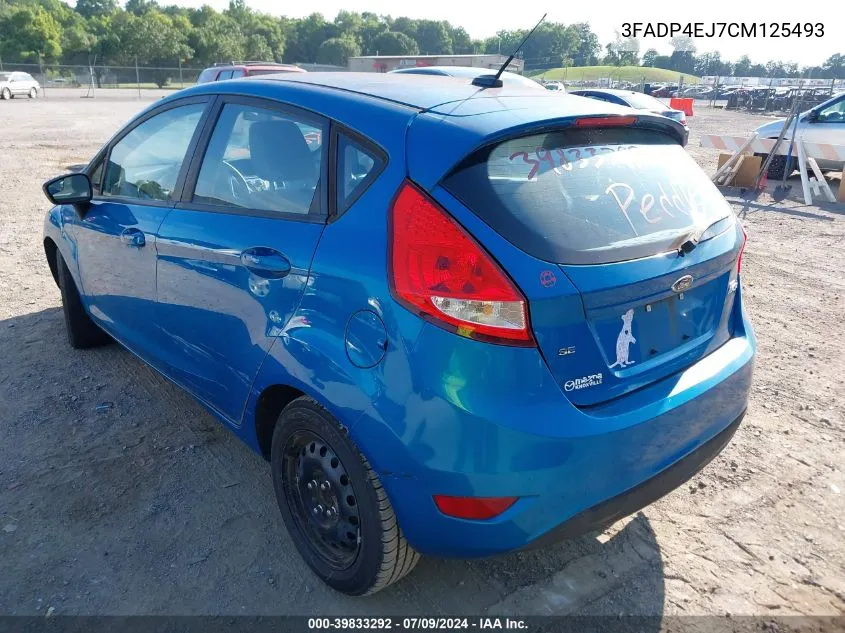 3FADP4EJ7CM125493 2012 Ford Fiesta Se