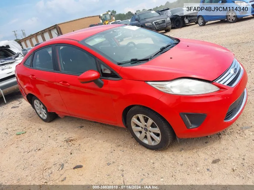 3FADP4BJ9CM114340 2012 Ford Fiesta Se