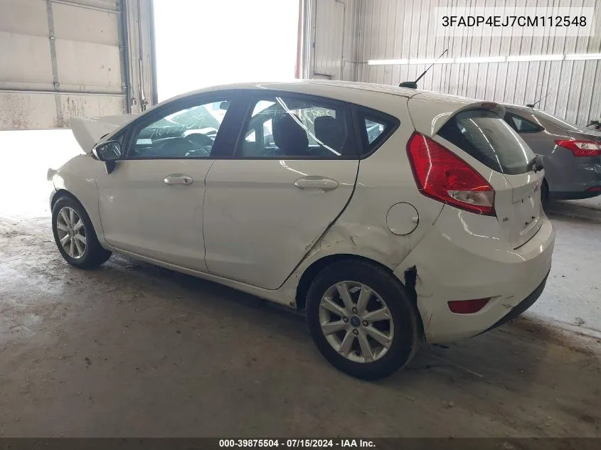 3FADP4EJ7CM112548 2012 Ford Fiesta Se