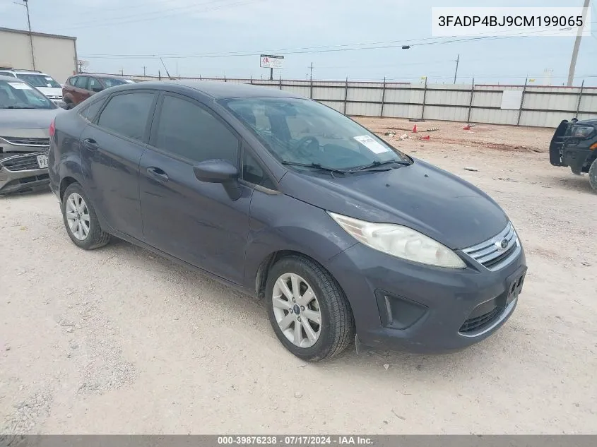 2012 Ford Fiesta Se VIN: 3FADP4BJ9CM199065 Lot: 39876238