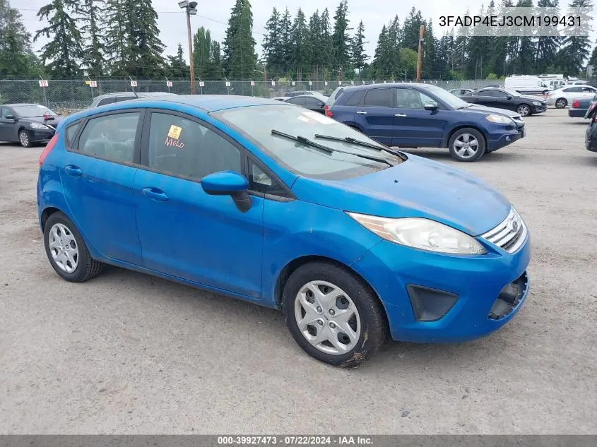 2012 Ford Fiesta Se VIN: 3FADP4EJ3CM199431 Lot: 39927473