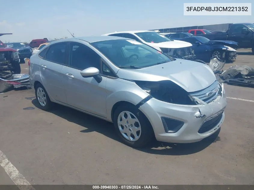 3FADP4BJ3CM221352 2012 Ford Fiesta Se