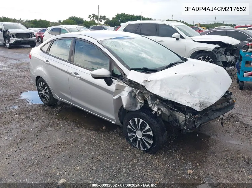 3FADP4AJ4CM217652 2012 Ford Fiesta S