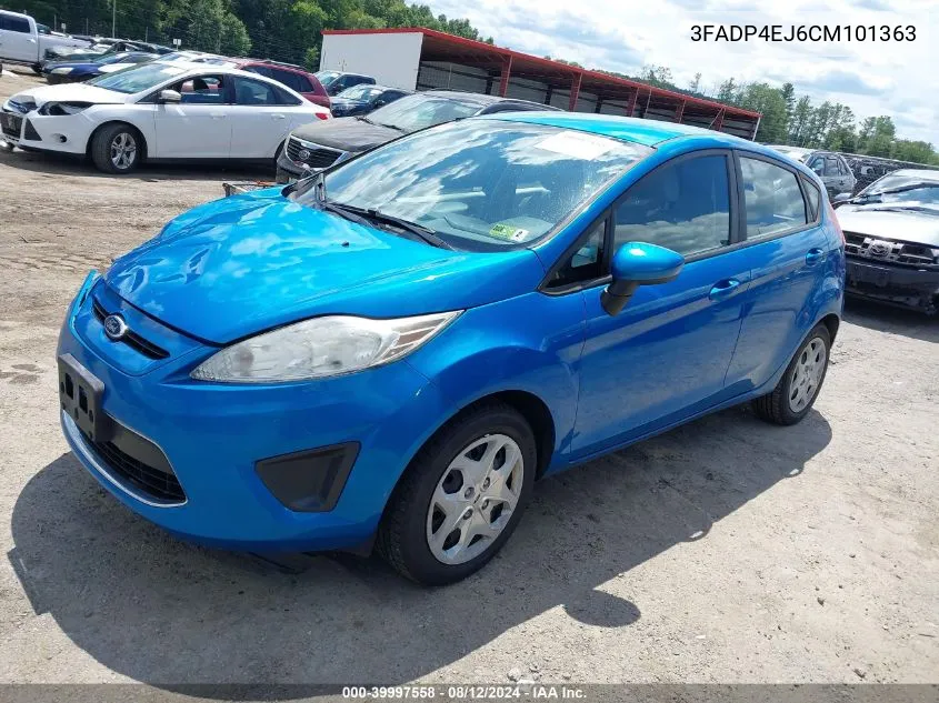 3FADP4EJ6CM101363 2012 Ford Fiesta Se