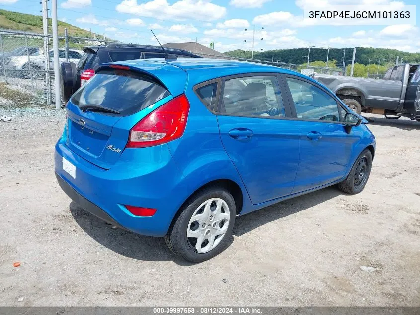 3FADP4EJ6CM101363 2012 Ford Fiesta Se