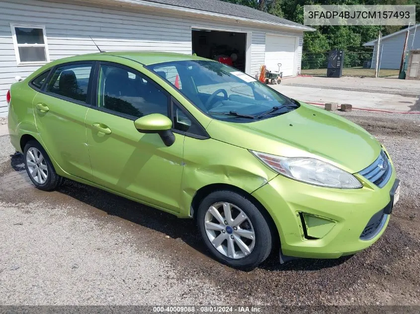 2012 Ford Fiesta Se VIN: 3FADP4BJ7CM157493 Lot: 40009088