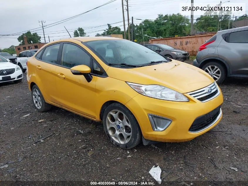 2012 Ford Fiesta Sel VIN: 3FADP4CJXCM121134 Lot: 40030049