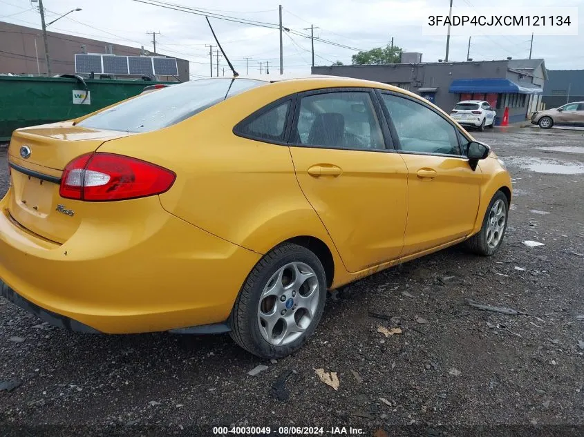 3FADP4CJXCM121134 2012 Ford Fiesta Sel