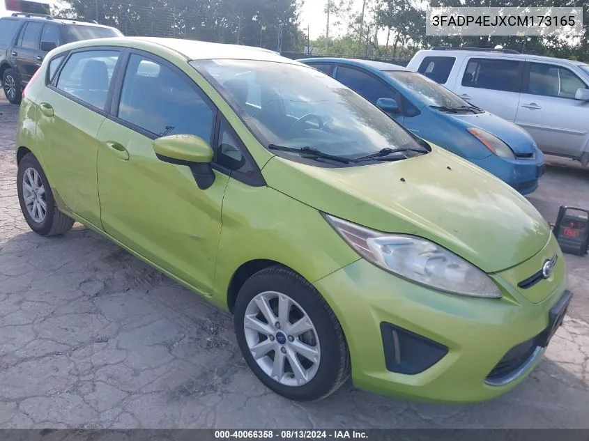 2012 Ford Fiesta Se VIN: 3FADP4EJXCM173165 Lot: 40066358