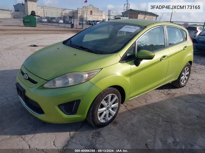 2012 Ford Fiesta Se VIN: 3FADP4EJXCM173165 Lot: 40066358