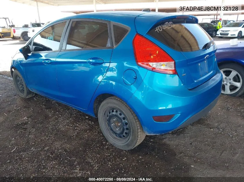 2012 Ford Fiesta Se VIN: 3FADP4EJ8CM132128 Lot: 40072250