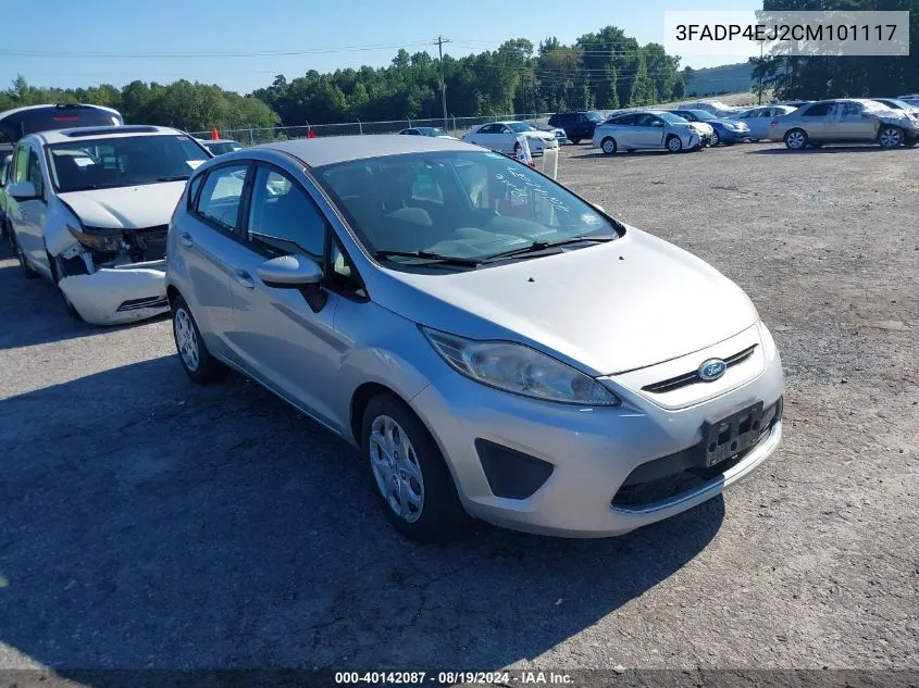 2012 Ford Fiesta Se VIN: 3FADP4EJ2CM101117 Lot: 40142087