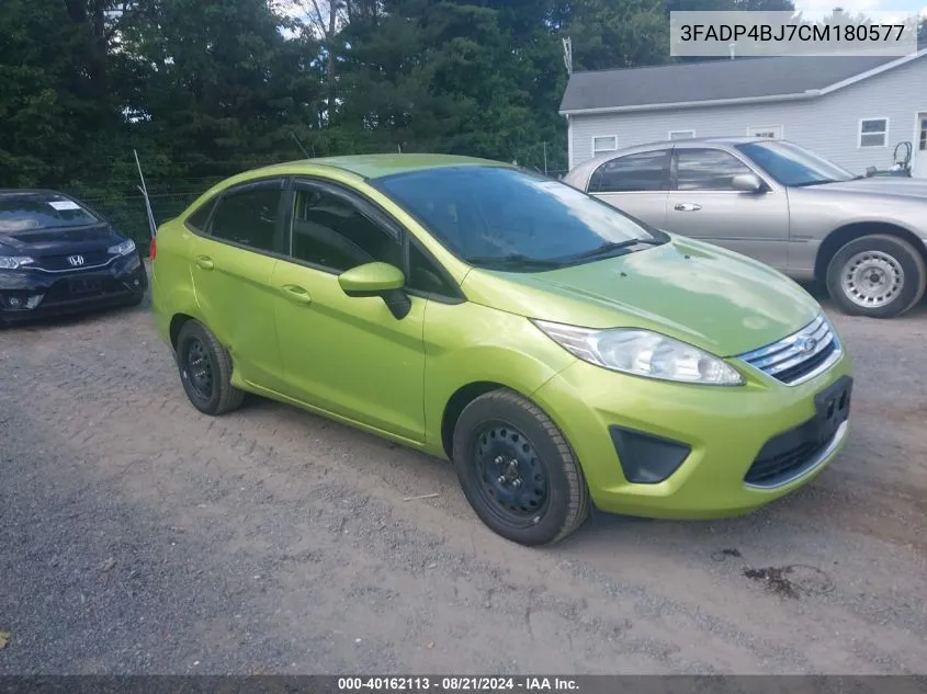 2012 Ford Fiesta Se VIN: 3FADP4BJ7CM180577 Lot: 40162113