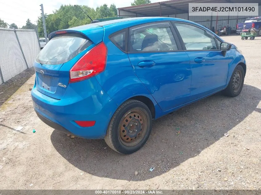 3FADP4EJ2CM101490 2012 Ford Fiesta Se