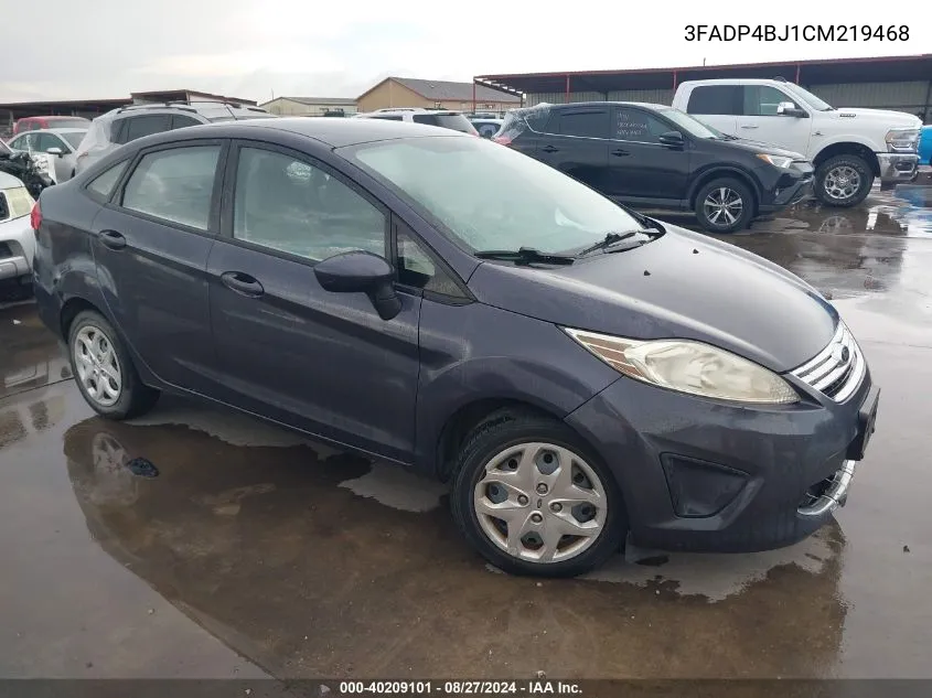 3FADP4BJ1CM219468 2012 Ford Fiesta Se