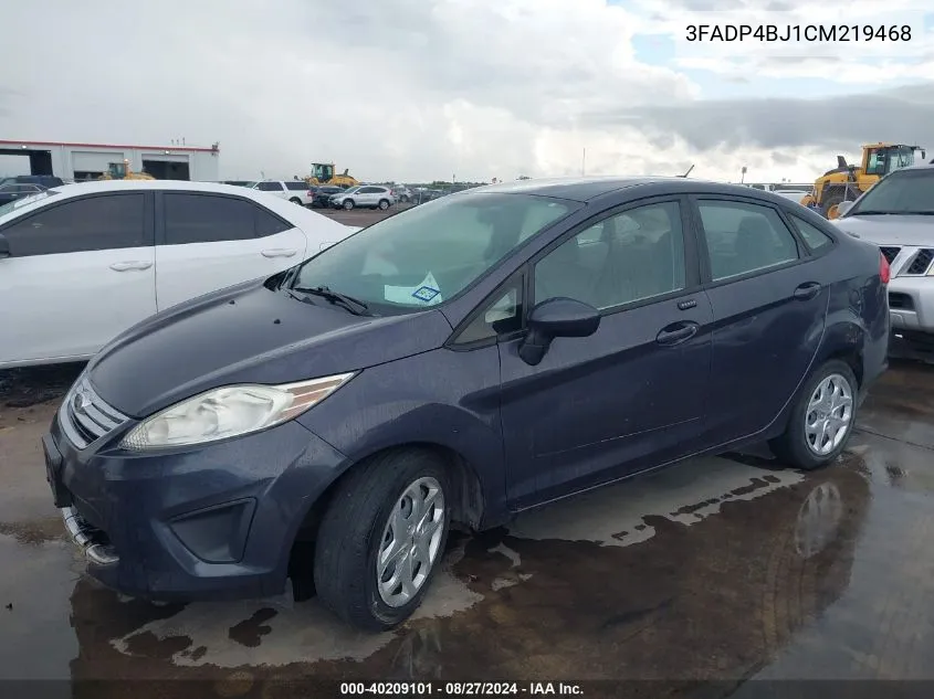 3FADP4BJ1CM219468 2012 Ford Fiesta Se