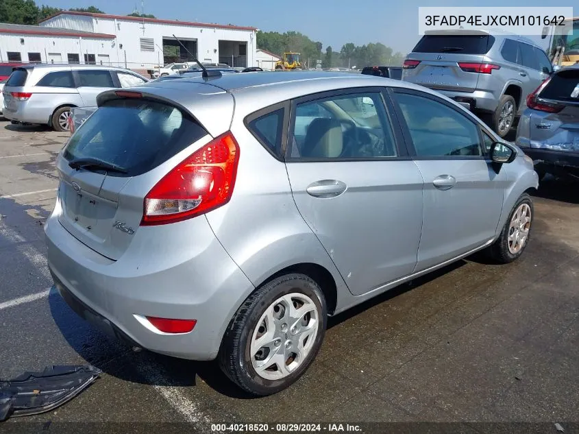 2012 Ford Fiesta Se VIN: 3FADP4EJXCM101642 Lot: 40218520